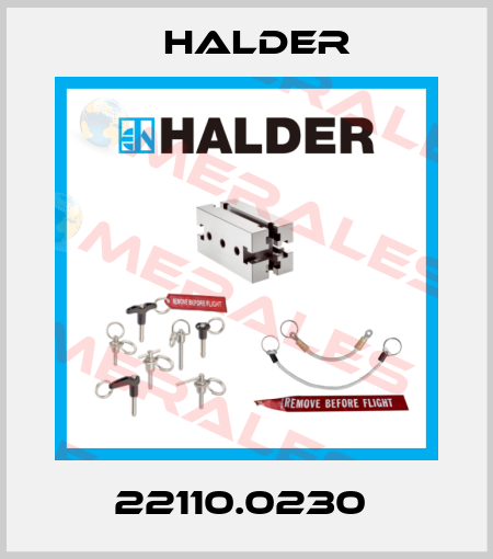 22110.0230  Halder