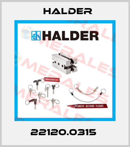 22120.0315  Halder