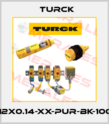 CABLE12X0.14-XX-PUR-BK-100M/TXL Turck