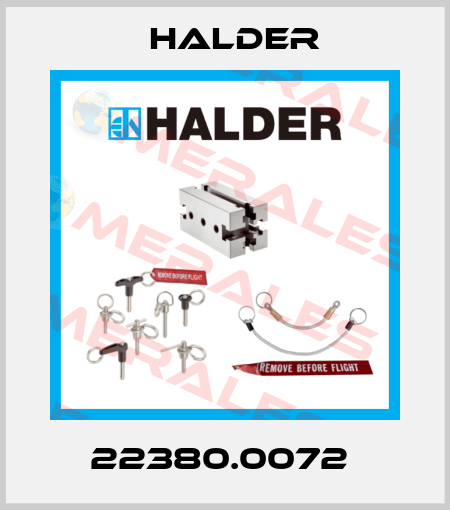 22380.0072  Halder