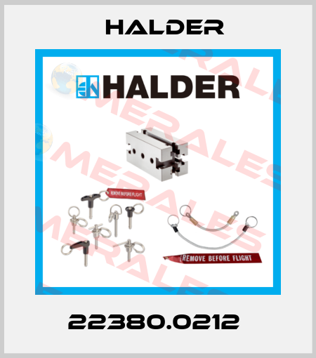 22380.0212  Halder
