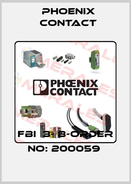 FBI  3- 8-ORDER NO: 200059  Phoenix Contact