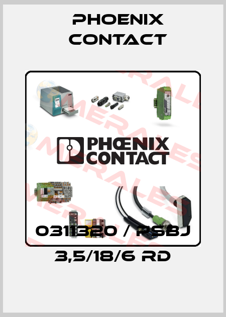 0311320 / PSBJ 3,5/18/6 RD Phoenix Contact