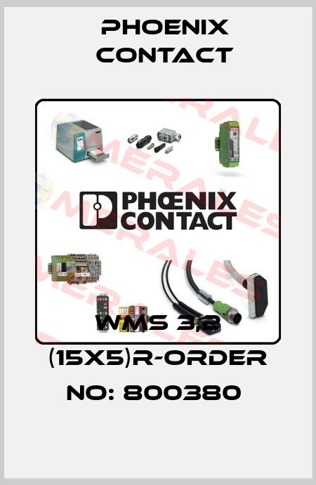 WMS 3,2 (15X5)R-ORDER NO: 800380  Phoenix Contact