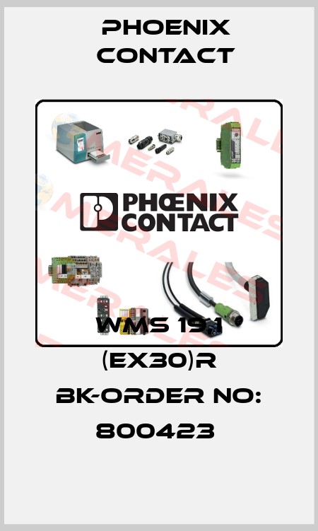 WMS 19,1 (EX30)R BK-ORDER NO: 800423  Phoenix Contact