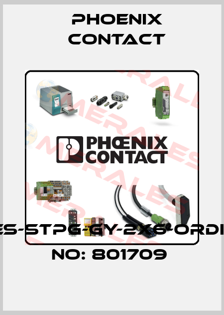 CES-STPG-GY-2X6-ORDER NO: 801709  Phoenix Contact