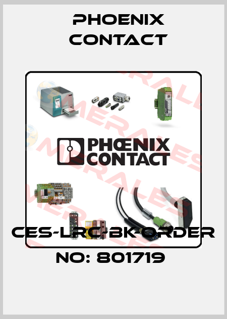 CES-LRC-BK-ORDER NO: 801719  Phoenix Contact
