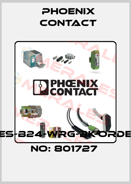 CES-B24-WRG-BK-ORDER NO: 801727  Phoenix Contact