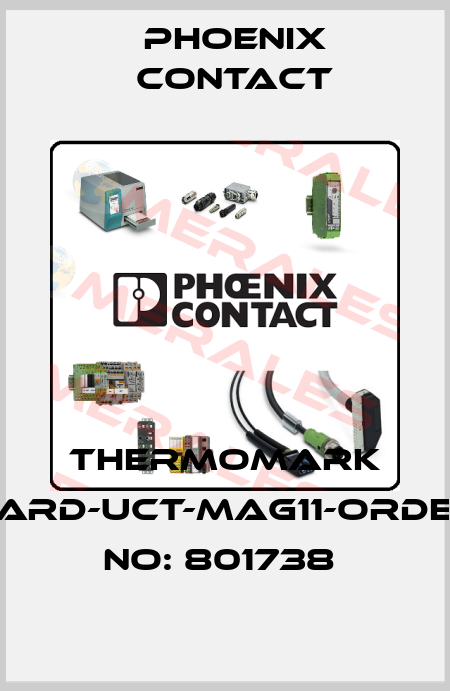 THERMOMARK CARD-UCT-MAG11-ORDER NO: 801738  Phoenix Contact