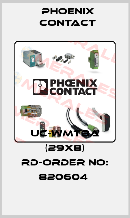 UC-WMTBA (29X8) RD-ORDER NO: 820604  Phoenix Contact