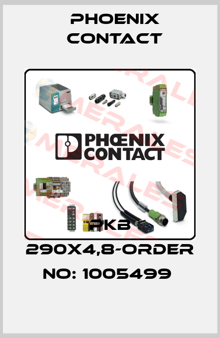 PKB 290X4,8-ORDER NO: 1005499  Phoenix Contact