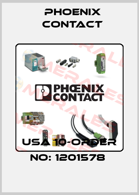 USA 10-ORDER NO: 1201578  Phoenix Contact