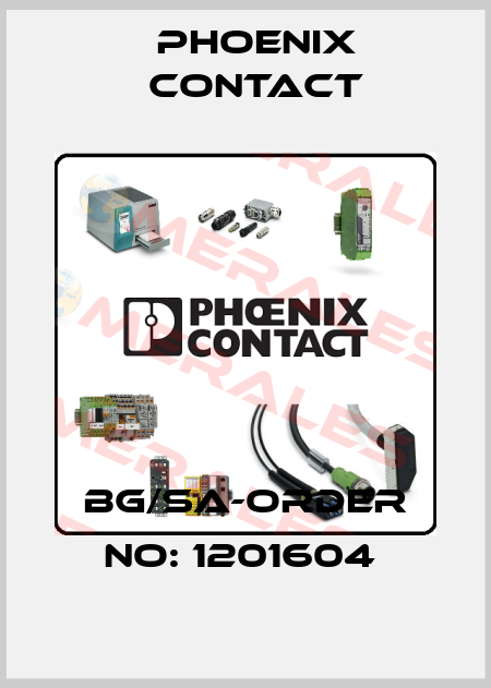 BG/SA-ORDER NO: 1201604  Phoenix Contact