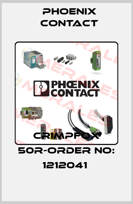 CRIMPFOX 50R-ORDER NO: 1212041  Phoenix Contact