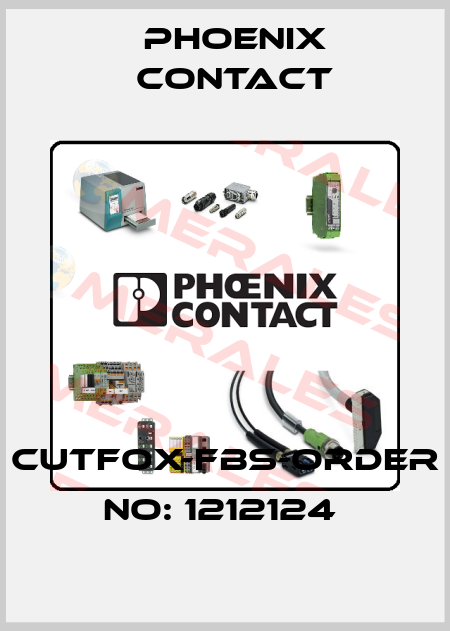 CUTFOX-FBS-ORDER NO: 1212124  Phoenix Contact