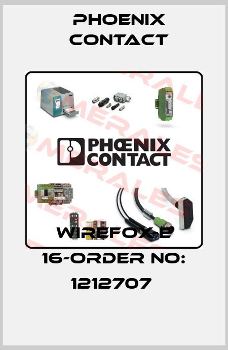 WIREFOX-E 16-ORDER NO: 1212707  Phoenix Contact
