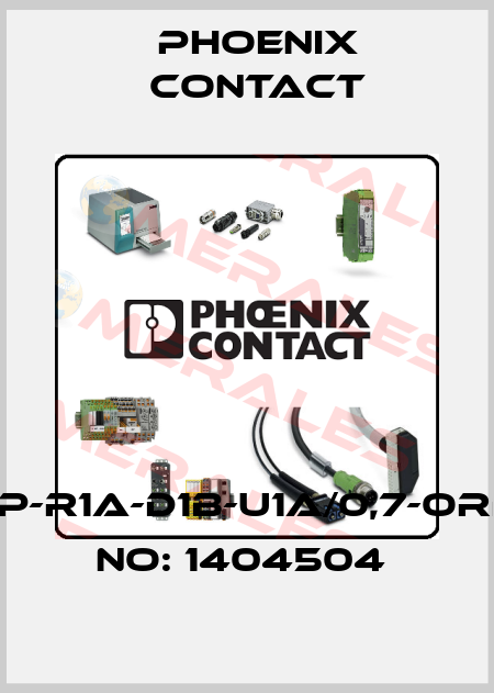 SI-FP-R1A-D1B-U1A/0,7-ORDER NO: 1404504  Phoenix Contact