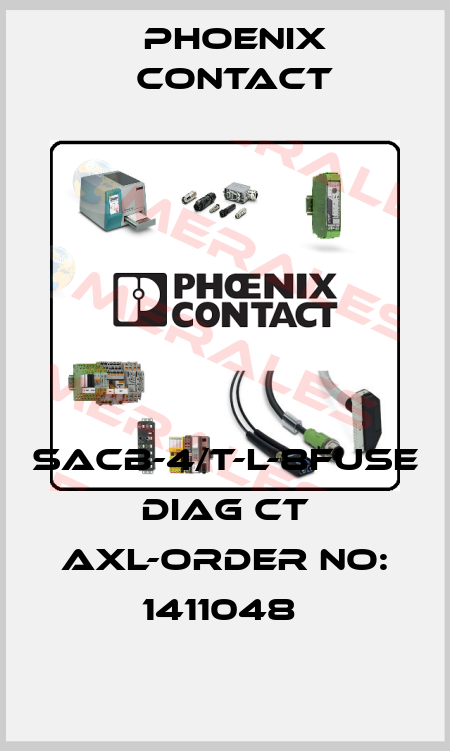 SACB-4/T-L-8FUSE DIAG CT AXL-ORDER NO: 1411048  Phoenix Contact