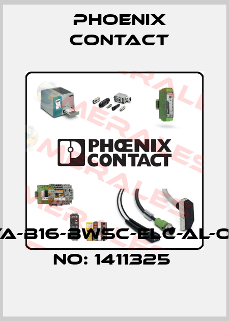 HC-STA-B16-BWSC-ELC-AL-ORDER NO: 1411325  Phoenix Contact