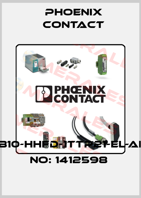 HC-STA-B10-HHFD-1TTP21-EL-AL-ORDER NO: 1412598  Phoenix Contact