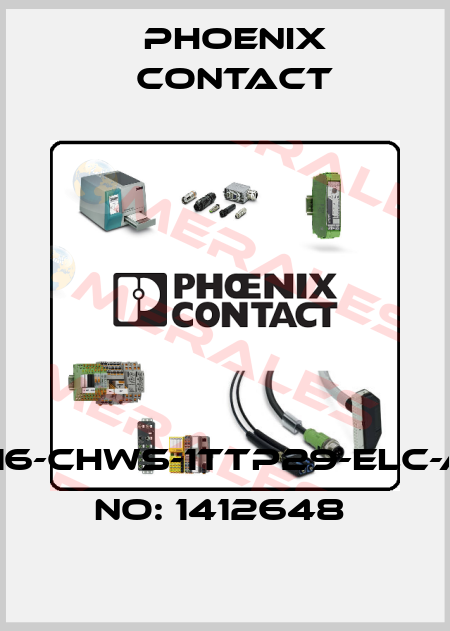 HC-STA-B16-CHWS-1TTP29-ELC-AL-ORDER NO: 1412648  Phoenix Contact