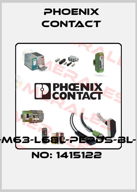 G-ESIS-M63-L68L-PEPDS-BL-ORDER NO: 1415122  Phoenix Contact