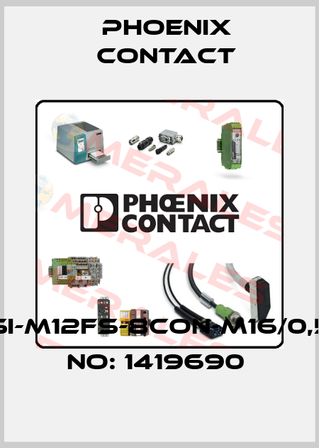 SACC-DSI-M12FS-8CON-M16/0,5-ORDER NO: 1419690  Phoenix Contact