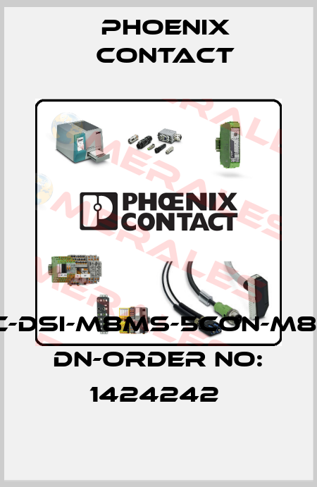 SACC-DSI-M8MS-5CON-M8-L180 DN-ORDER NO: 1424242  Phoenix Contact