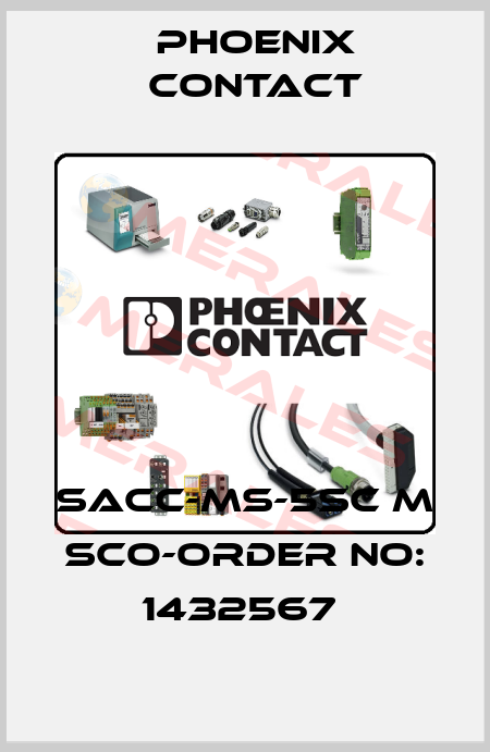 SACC-MS-5SC M SCO-ORDER NO: 1432567  Phoenix Contact