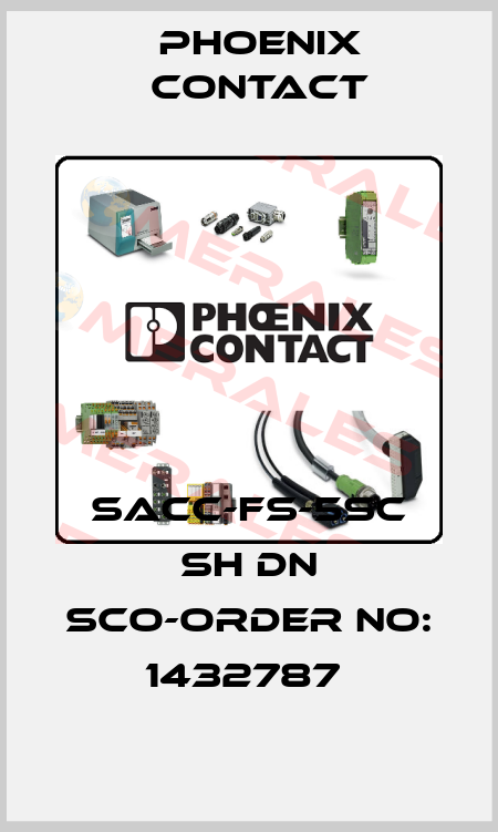 SACC-FS-5SC SH DN SCO-ORDER NO: 1432787  Phoenix Contact