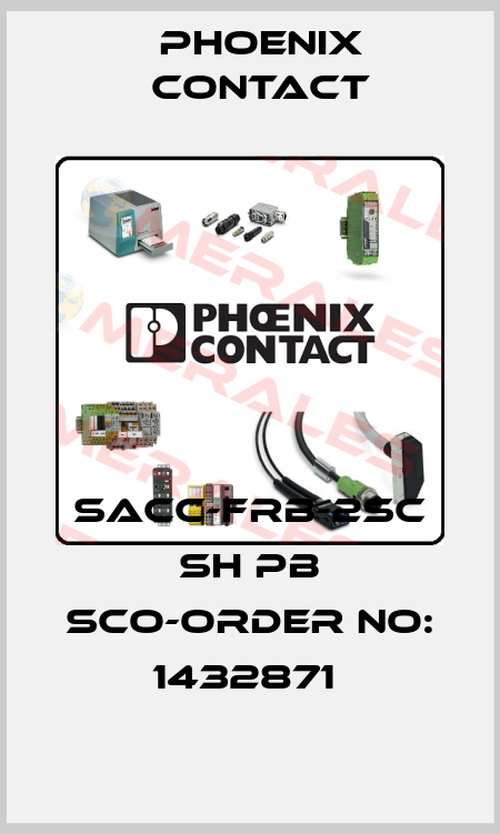 SACC-FRB-2SC SH PB SCO-ORDER NO: 1432871  Phoenix Contact