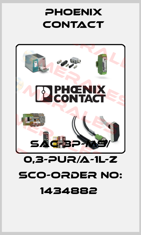 SAC-3P-MS/ 0,3-PUR/A-1L-Z SCO-ORDER NO: 1434882  Phoenix Contact