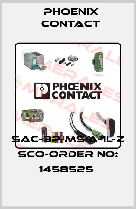 SAC-3P-MS/A-1L-Z SCO-ORDER NO: 1458525  Phoenix Contact