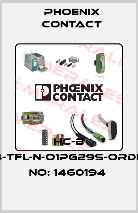 HC-B 24-TFL-N-O1PG29S-ORDER NO: 1460194  Phoenix Contact