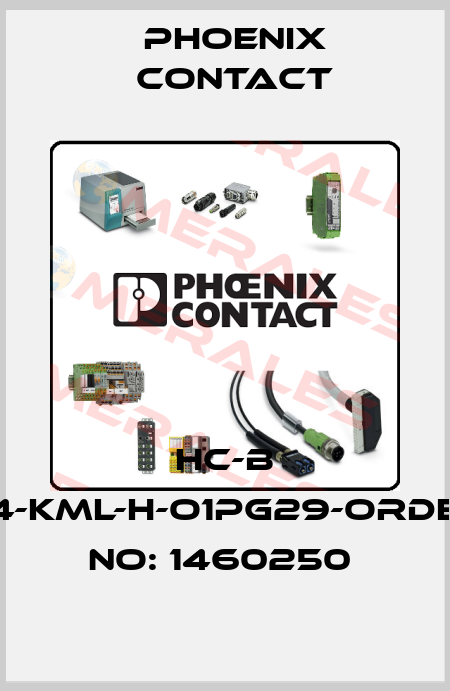 HC-B 24-KML-H-O1PG29-ORDER NO: 1460250  Phoenix Contact