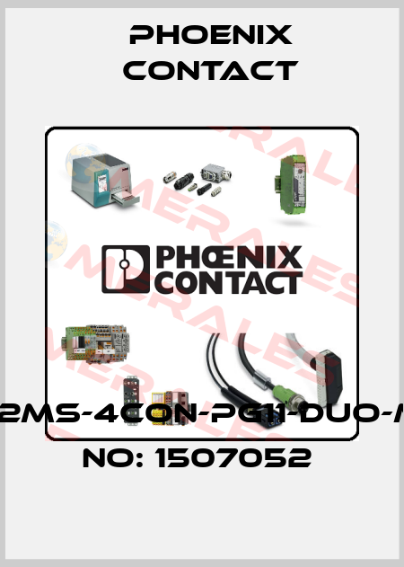 SACC-M12MS-4CON-PG11-DUO-M-ORDER NO: 1507052  Phoenix Contact