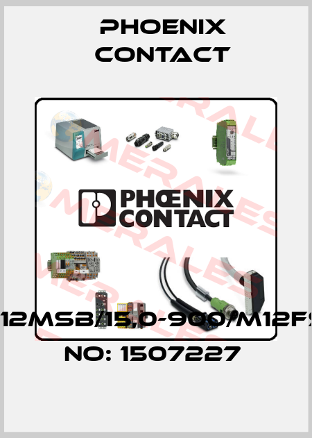 SAC-5P-M12MSB/15,0-900/M12FSB-ORDER NO: 1507227  Phoenix Contact