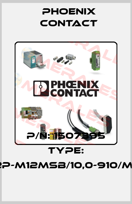 P/N: 1507395 Type: SAC-2P-M12MSB/10,0-910/M12FSB Phoenix Contact