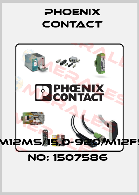 SAC-5P-M12MS/15,0-920/M12FS-ORDER NO: 1507586  Phoenix Contact