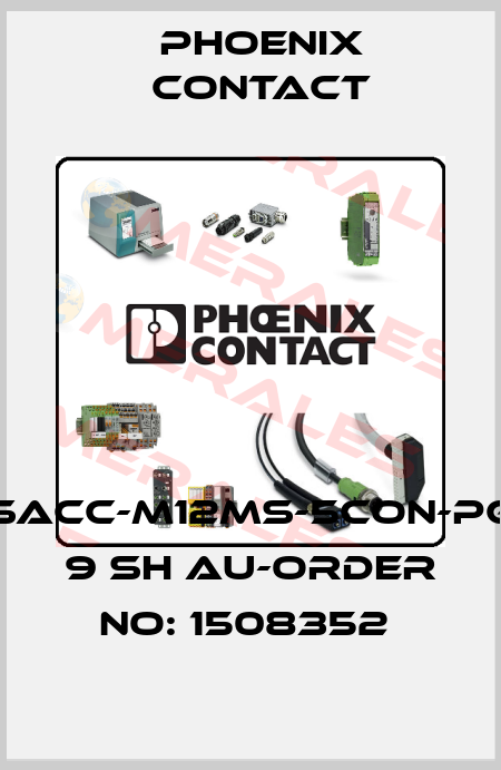 SACC-M12MS-5CON-PG 9 SH AU-ORDER NO: 1508352  Phoenix Contact