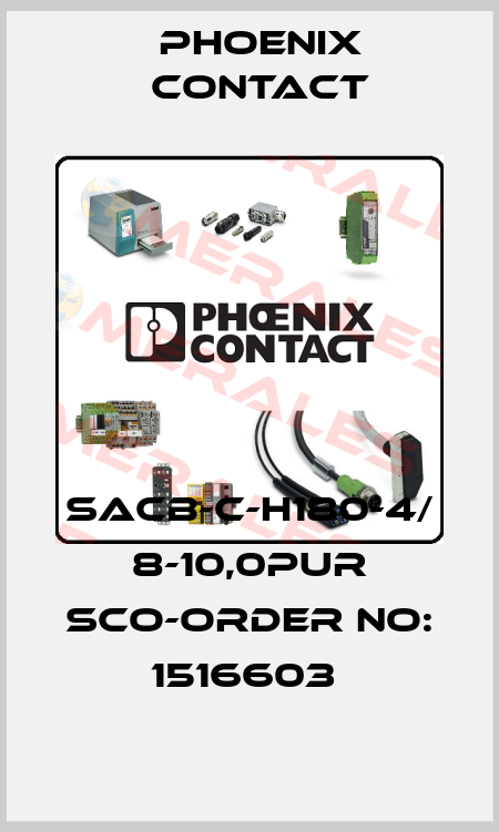 SACB-C-H180-4/ 8-10,0PUR SCO-ORDER NO: 1516603  Phoenix Contact