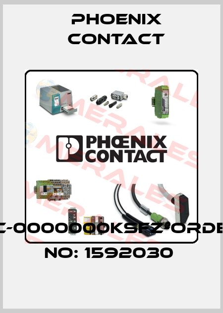 NC-0000000KSFZ-ORDER NO: 1592030  Phoenix Contact