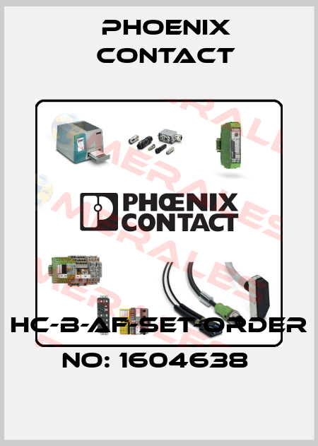 HC-B-AF-SET-ORDER NO: 1604638  Phoenix Contact