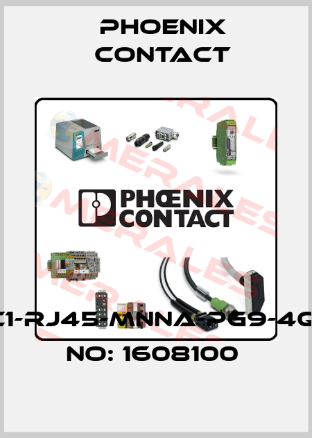 VS-PPC-C1-RJ45-MNNA-PG9-4Q5-ORDER NO: 1608100  Phoenix Contact