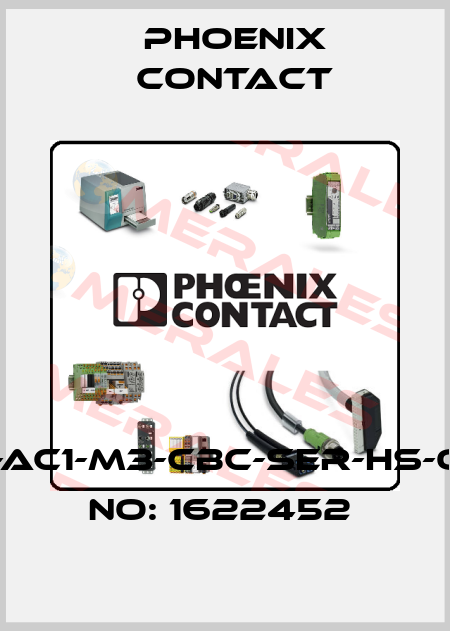 EV-CC-AC1-M3-CBC-SER-HS-ORDER NO: 1622452  Phoenix Contact