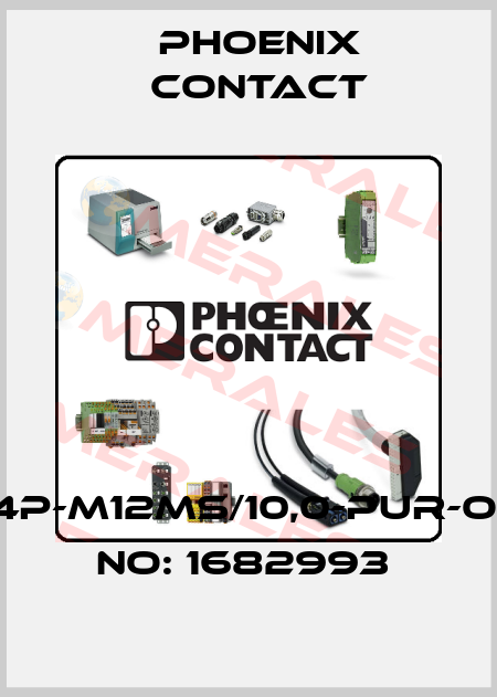 SAC-4P-M12MS/10,0-PUR-ORDER NO: 1682993  Phoenix Contact
