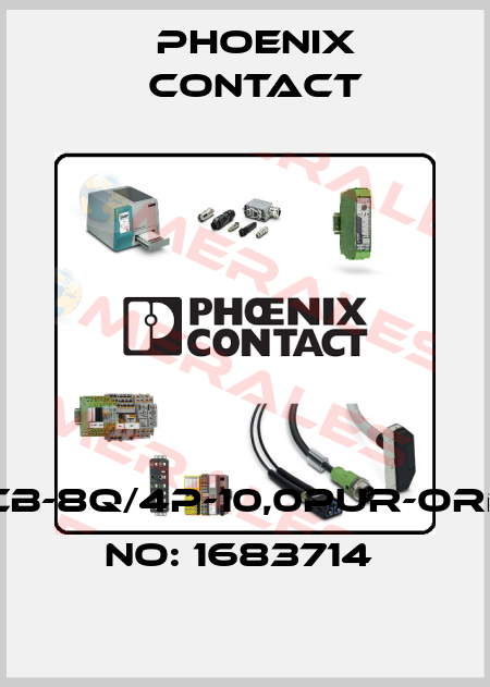 SACB-8Q/4P-10,0PUR-ORDER NO: 1683714  Phoenix Contact