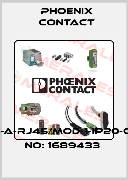 VS-08-A-RJ45/MOD-1-IP20-ORDER NO: 1689433  Phoenix Contact