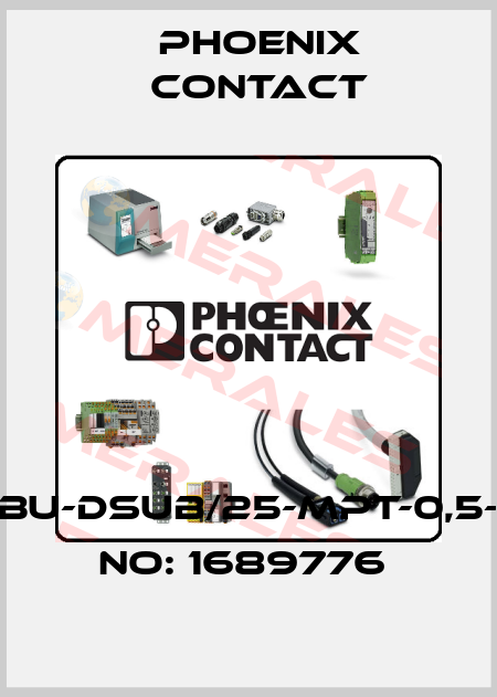 VS-25-BU-DSUB/25-MPT-0,5-ORDER NO: 1689776  Phoenix Contact
