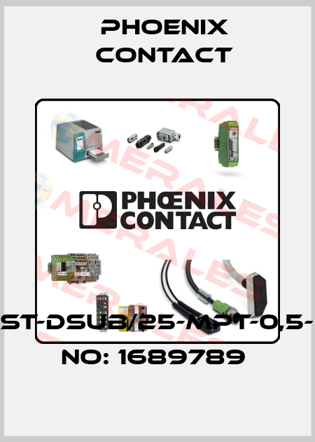 VS-25-ST-DSUB/25-MPT-0,5-ORDER NO: 1689789  Phoenix Contact